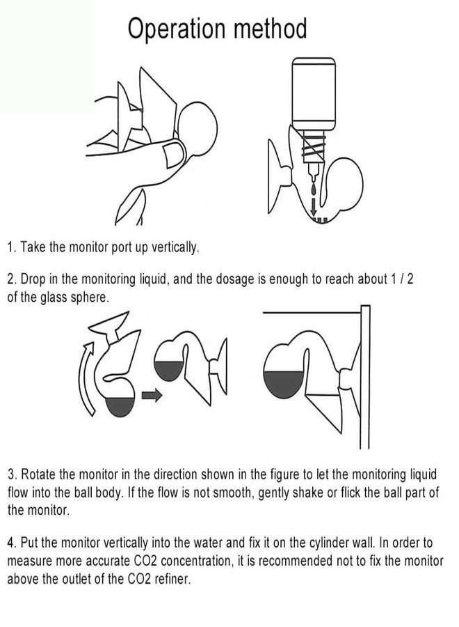 VAYINATO® CO2 Drop Checker (Glass) for Aquarium Fish Tank | Real-Time CO2 Monitoring for Planted Tanks | Includes Free Suction Cup | Essential CO2 Tester for Aquascaping - Image 3